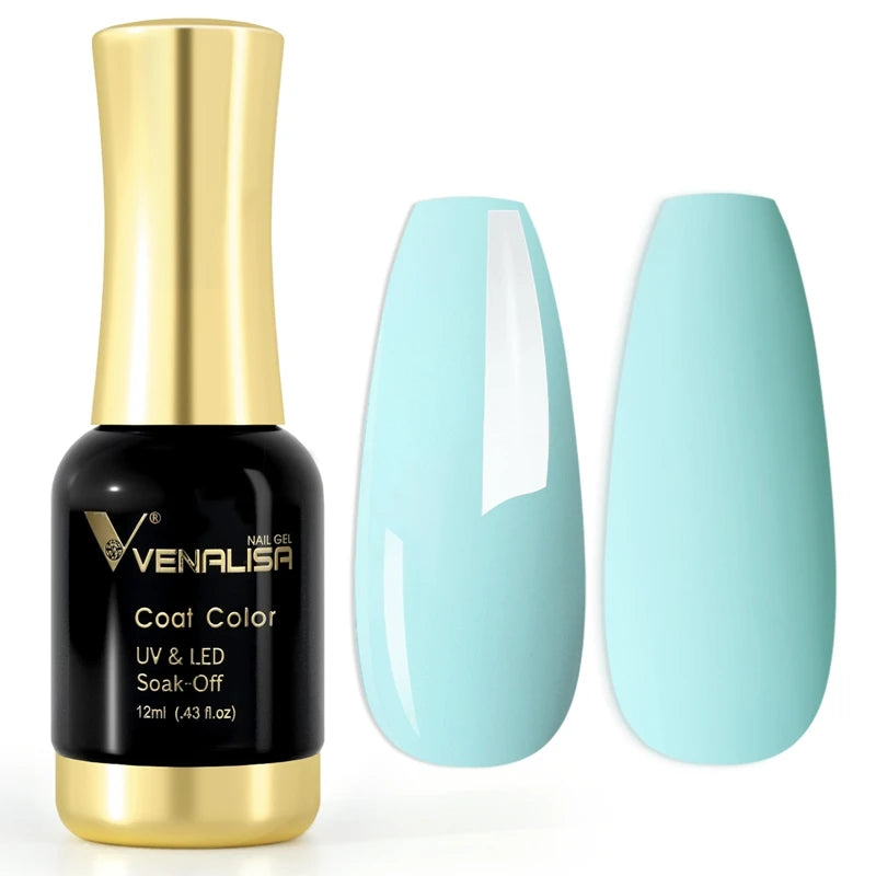 VENALISA #1004 Nude Pink French Nail Art Design Super Texture Semi Permanent Pastel Varnish Soak Off UVLED Pigmented Gel Lacquer