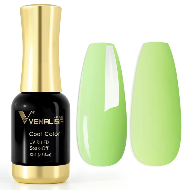 VENALISA #1004 Nude Pink French Nail Art Design Super Texture Semi Permanent Pastel Varnish Soak Off UVLED Pigmented Gel Lacquer