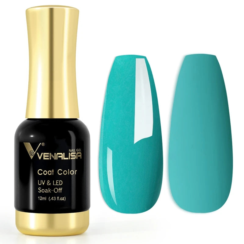 VENALISA #1004 Nude Pink French Nail Art Design Super Texture Semi Permanent Pastel Varnish Soak Off UVLED Pigmented Gel Lacquer