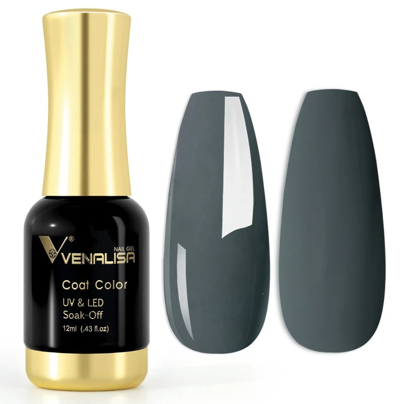 VENALISA #1004 Nude Pink French Nail Art Design Super Texture Semi Permanent Pastel Varnish Soak Off UVLED Pigmented Gel Lacquer