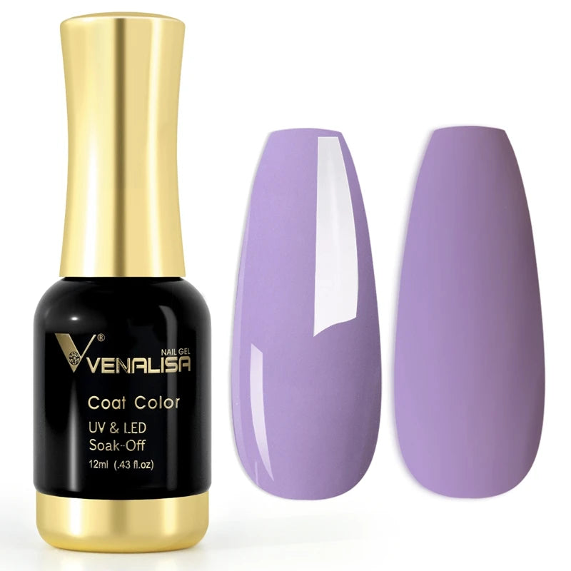 VENALISA #1004 Nude Pink French Nail Art Design Super Texture Semi Permanent Pastel Varnish Soak Off UVLED Pigmented Gel Lacquer
