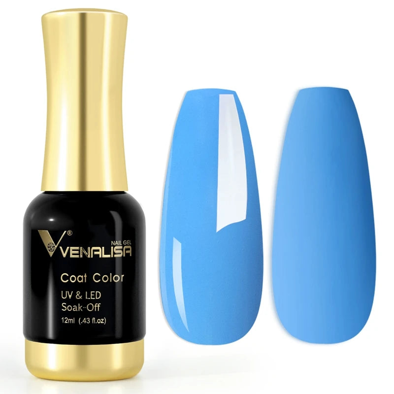 VENALISA #1004 Nude Pink French Nail Art Design Super Texture Semi Permanent Pastel Varnish Soak Off UVLED Pigmented Gel Lacquer