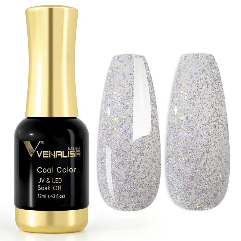 VENALISA #1004 Nude Pink French Nail Art Design Super Texture Semi Permanent Pastel Varnish Soak Off UVLED Pigmented Gel Lacquer