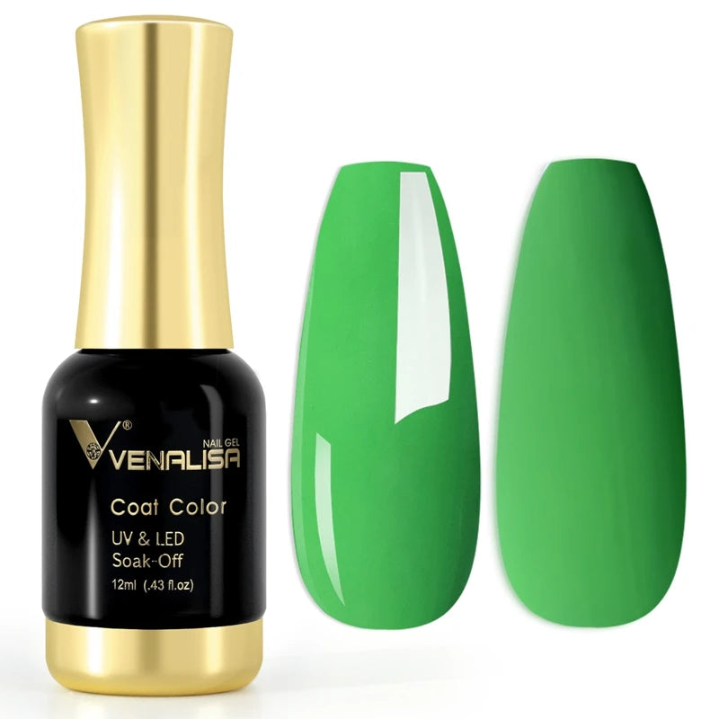 VENALISA #1004 Nude Pink French Nail Art Design Super Texture Semi Permanent Pastel Varnish Soak Off UVLED Pigmented Gel Lacquer