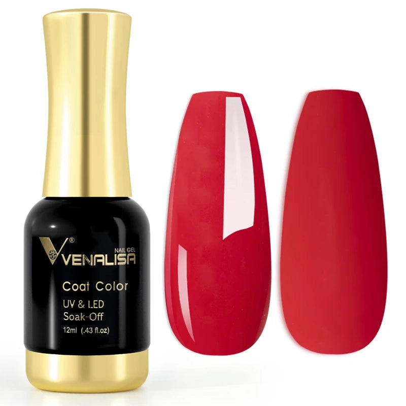 VENALISA #1004 Nude Pink French Nail Art Design Super Texture Semi Permanent Pastel Varnish Soak Off UVLED Pigmented Gel Lacquer