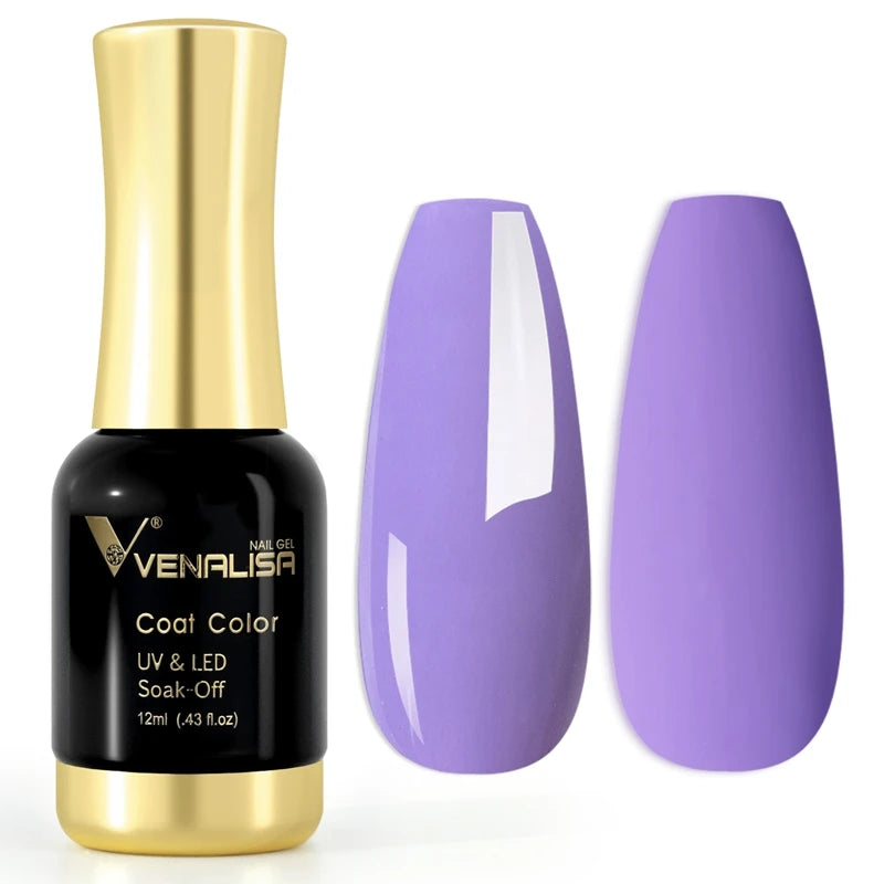 VENALISA #1004 Nude Pink French Nail Art Design Super Texture Semi Permanent Pastel Varnish Soak Off UVLED Pigmented Gel Lacquer