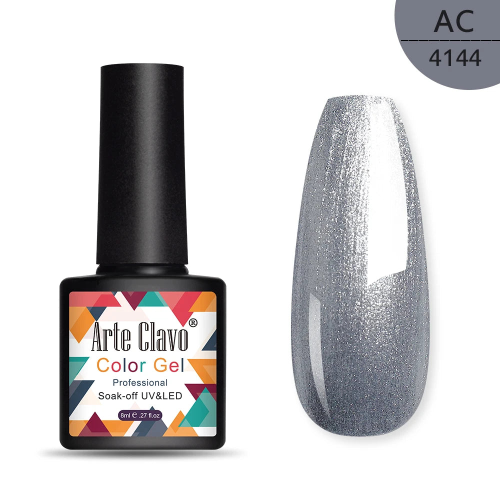 Arte Clavo 8ml green series nail gel polish Hybrid Vernis Semi Permanent UV Soak Off nail art Manicure Gel Varnishes Lak Primer