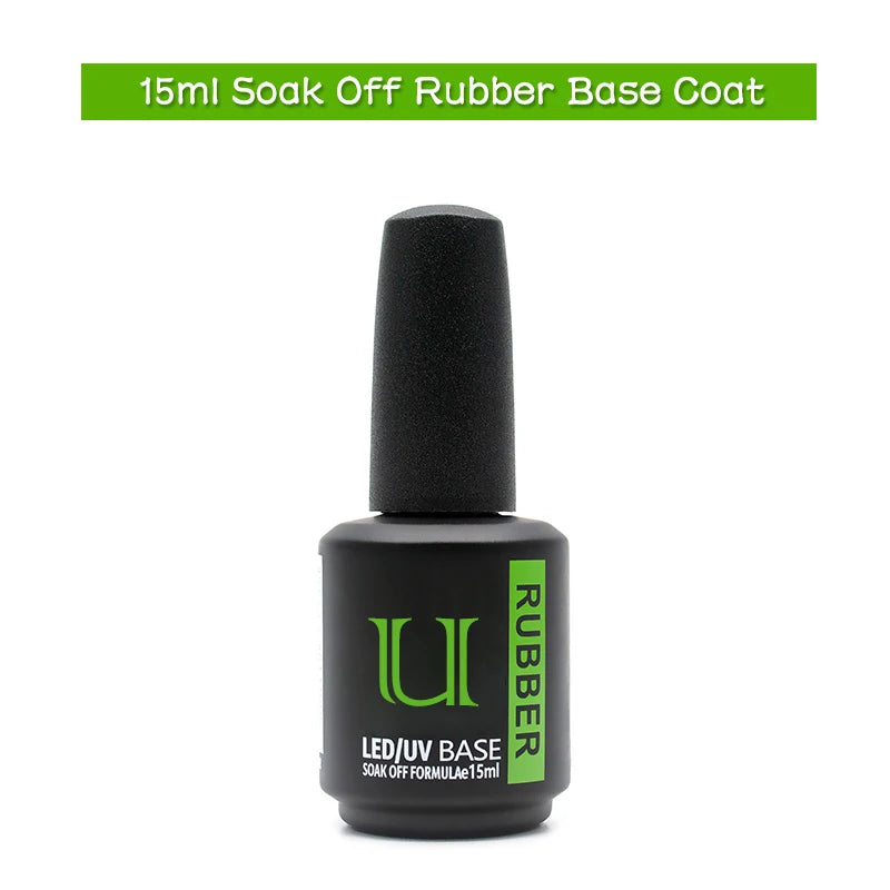 Super Black and White Semi-permanent Varnish 15ml Classic Gel Nail Polish Nails Art Basis Permanent Enamel Soak Off uv Gel lak