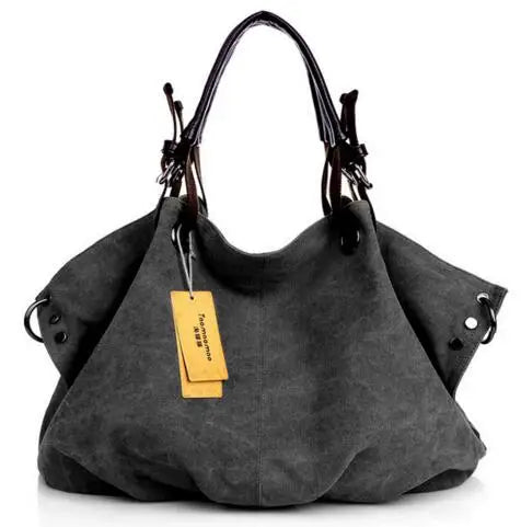 Women Canvas Messenger Bags Handbags Female Tote Bolsas Femininas Ladies Shoulder Crossbody Bags Women's Top-Handle Bags
