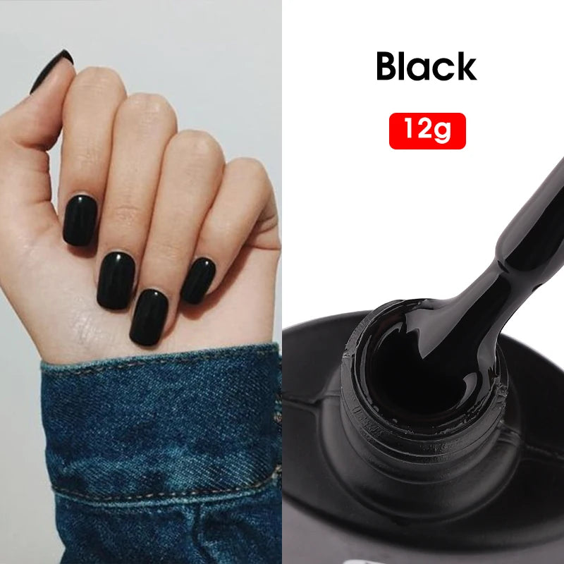 MSHARE Natural Nude Gel Nail Polish Semi Permanent Varnishes Soak Off Cured With UV LED Dryer