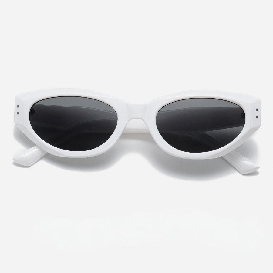 2025 New Style Functional Wind-style Cateye Sunglasses Women's Trendy Square-round Face Slimming High-grade Socialite Internet Celebrity Sunglasses