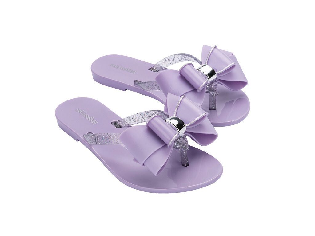 Melissa 2026 New Women's Sandals Melissa Women's Flip-Flops for Outdoor Wear Summer Bow Beach Shoes for Women