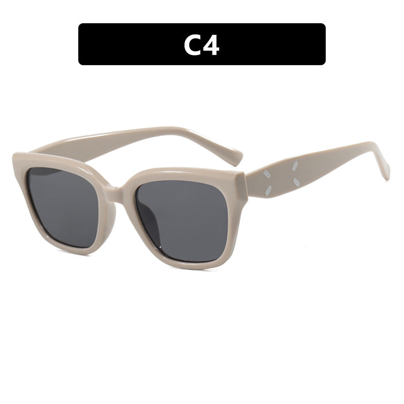 Square Cat-Eye Sunglasses for Women, High-End, Face-Showing, Small Retro Sunglasses, 2024 New Sunglasses, Uv Protection