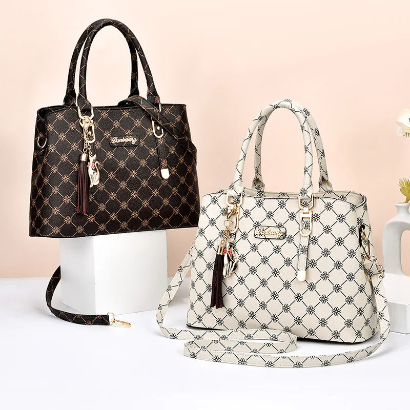 2025 Fashion New Women's Handbag High Quality Large Capacity Crossbody Bag Classic Retro Shoulder Bag Commuter Tote Bag Women