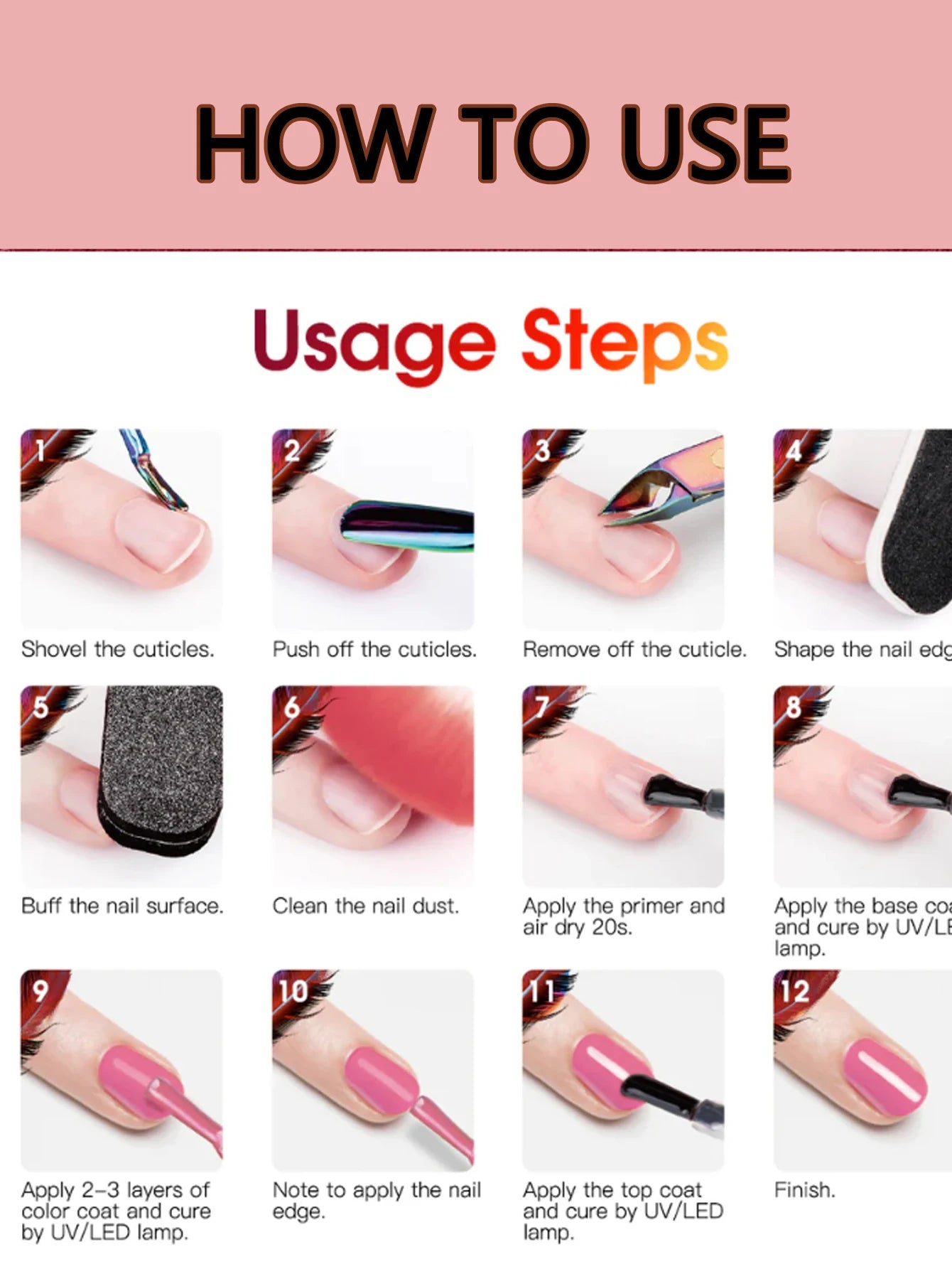 1/4 set wine red nail polish set UV gel color gel Summer nail polish gel gift for girls Use with top coat
