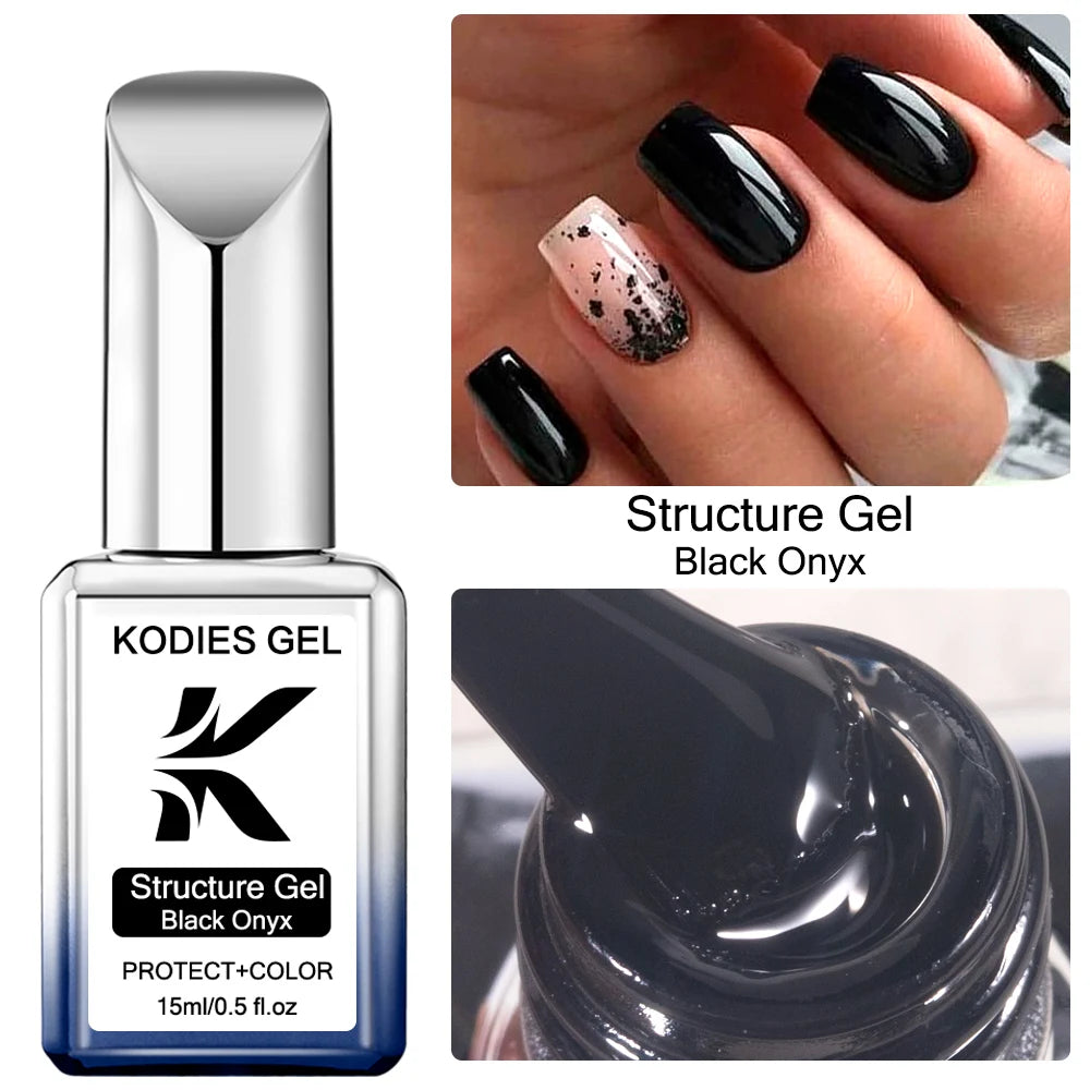 KODIES GEL Nude Pink Rubber Base Gel Nail Polish 15ML Structure Semi Permanent UV Base Camouflage Gel Varnish Manicure Nails Art