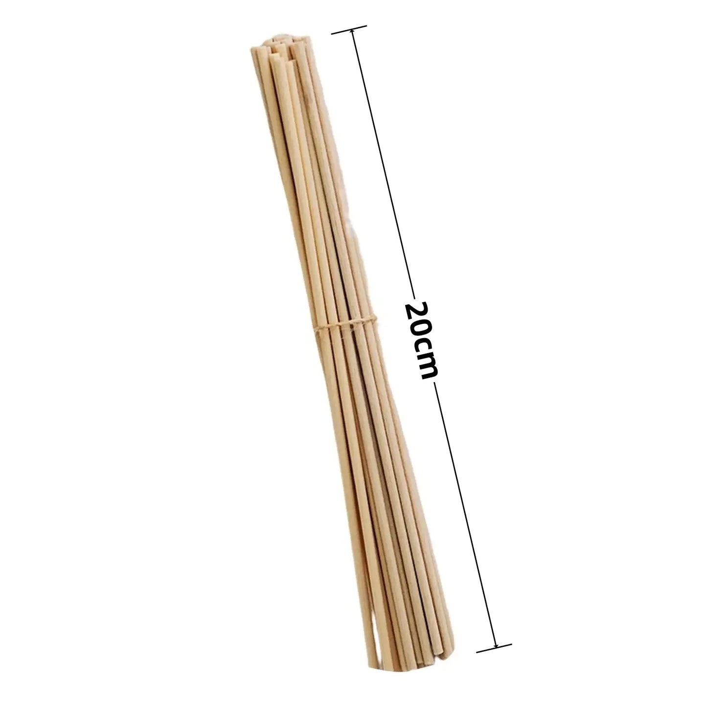 100Pcs Reed Diffuser Sticks Set 3mm 8inch Fiber Reed Diffuser Sticks Fragrance for Bedroom Office Bathroom Home