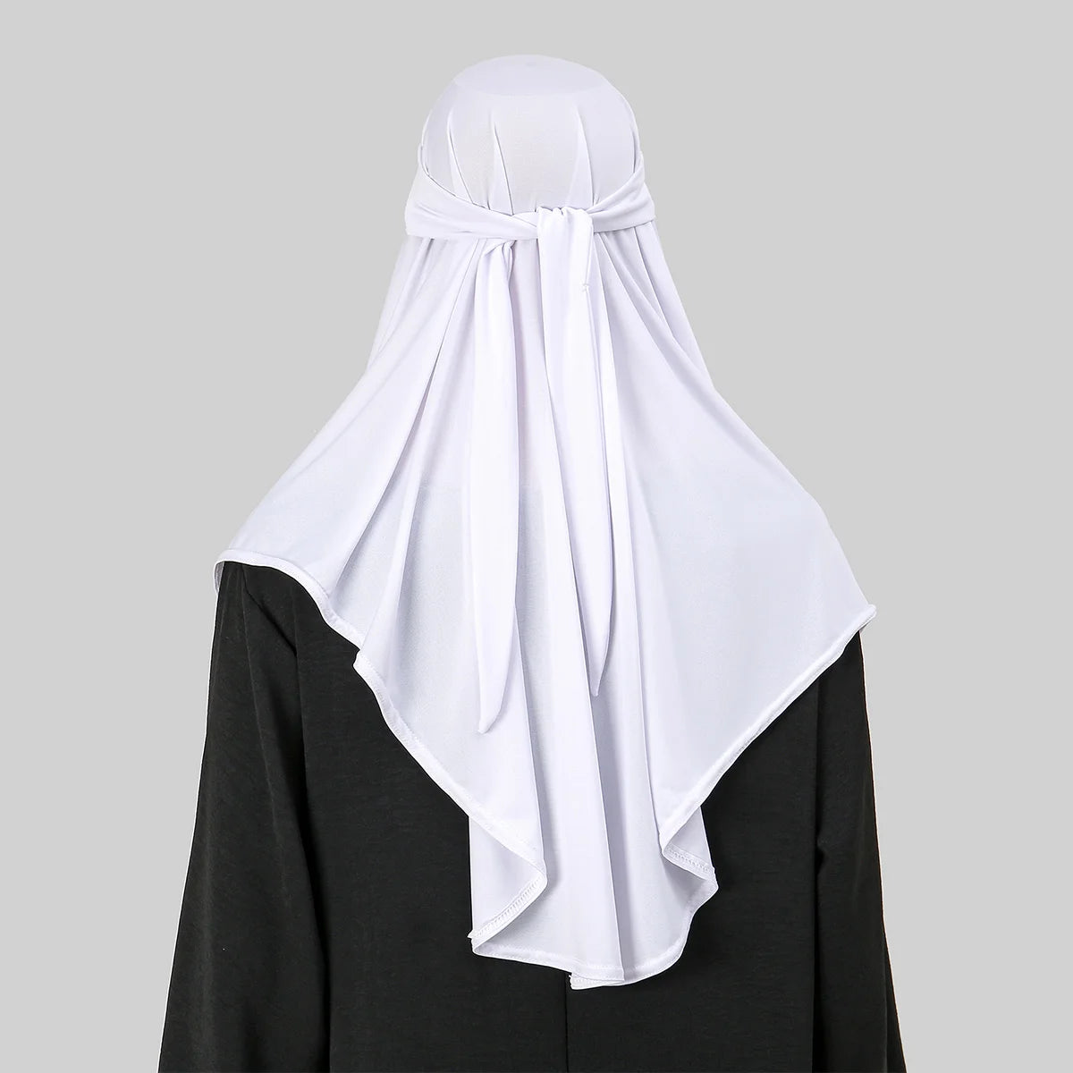 Malaysian Strap Instant Hijab Solid Modal Jersey Hijab Sacrf For Muslim Woman Hijabs Wrap Lady Casual Headband Ethnic Headscarf