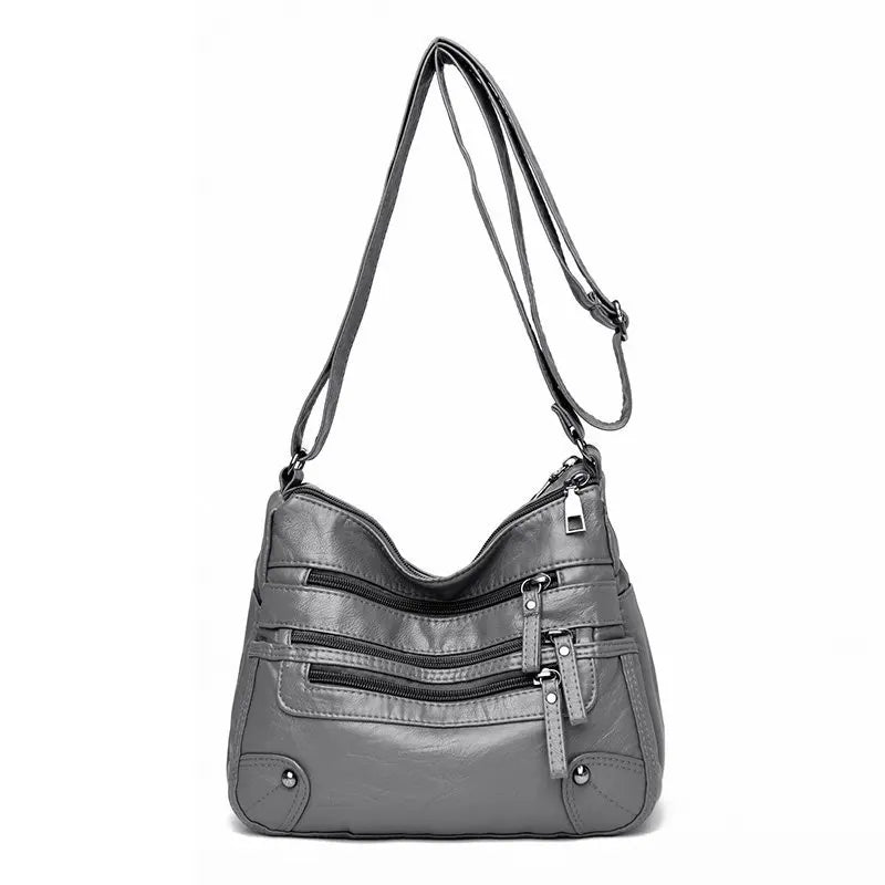 Bags For Women 2025 New Luxury Handbags Many Pocket Big Crossbody Bags Pu Leather High-Capacity Women Bags Designer Handbags