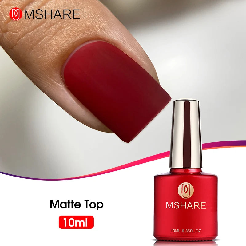 MSHARE Beige Pink Self Leveling Gel Manicure for Finger Nail Extensions Varnish Clear Lacquer Quick Building Diy at Home