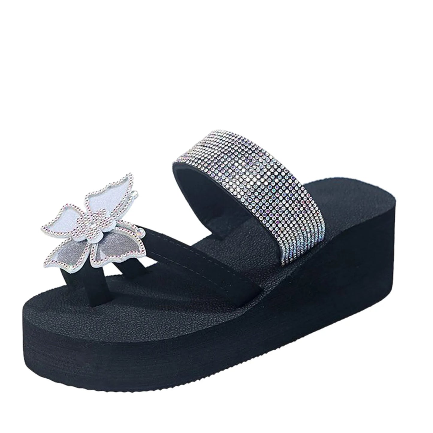 Sandalias Mujer 2025 Women Girls Pearl Flat Bohemian Style Casual Sandals Beach Shoes Wedges Slippers SandáLias Femininas