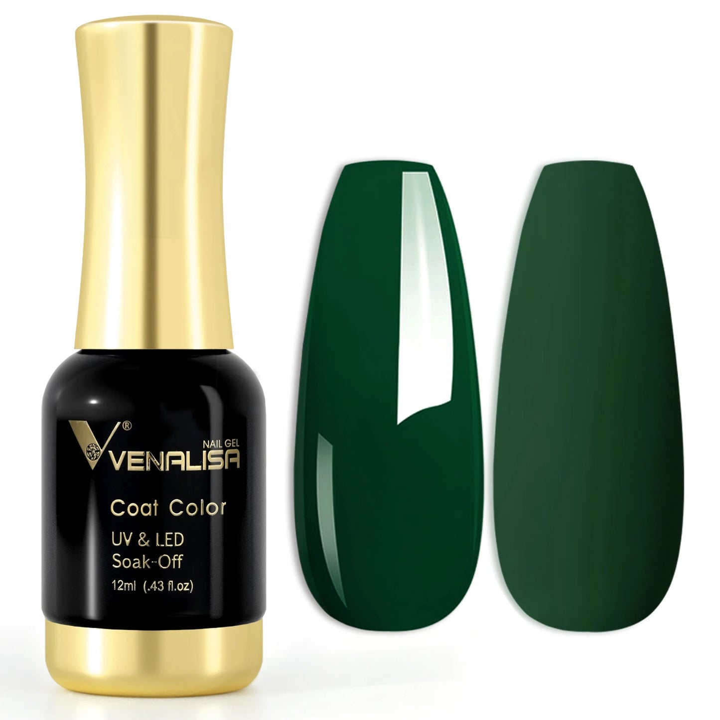 Venalisa 12ml Tempered Top Coat Bright Effect LongWear Color Natural Pink Nude Nail Gel Polish High Quality Platinum Gel Varnish