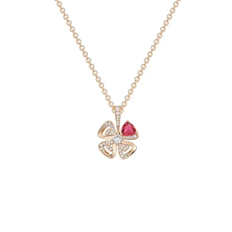 S925 Luxurious Set of Rose Colored Rings, Bracelets, and Necklaces. Where Opulence Meets Elegance,As Unique As You Are