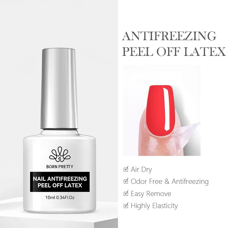 BORN PRETTY Sparkling Glass Bead Cat Magnetic Gel Nail Polish Flash White Spar Red Color Semi Permanent Soak Off UV Gel Varnish