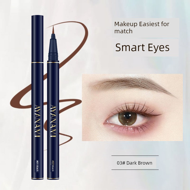 Li Jiaqi Recommend Liquid Eyeliner Novice Not Easy to Smudge Long-Lasting Natural Shadow Eye Shadow Pen Beginner Genuine Goods