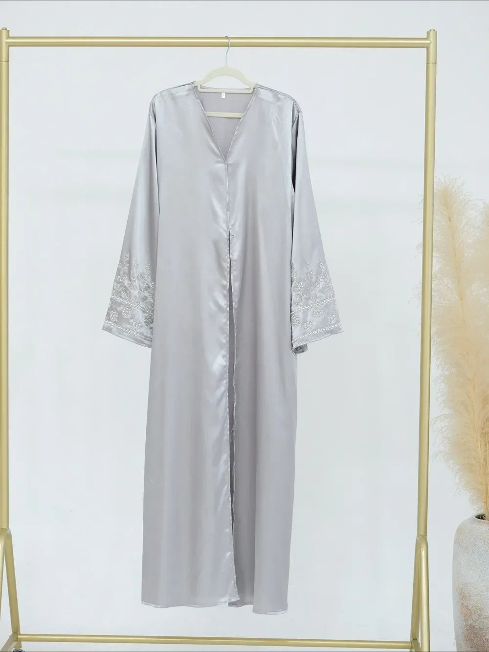Eid Party Abaya for Women Beading Muslim Long Cardigan Abayas Ramadan Turkey Islamic Robe Sashes Morocco Dubai Arab Vestidos