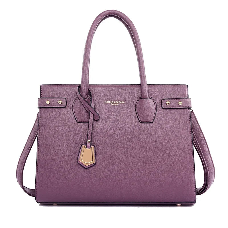 Genuine Handbags for Women 2025 New Luxury Ladies Hand Bags Female Leather Shoulder Top-Handle Crossbody Bags Casual Tote Sac