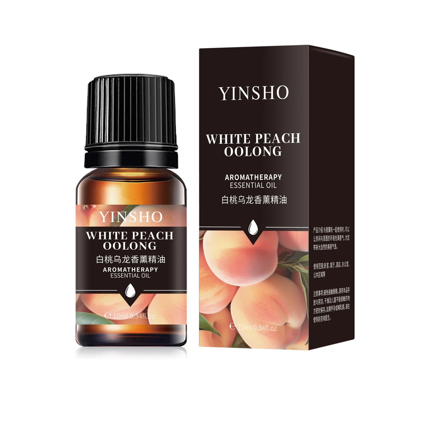 17 Flavors 10ml Essential Oils For Aroma Diffuser AirHumidifier Home Water-soluble Lavender Rose Eucalyptus White Peach Oolong