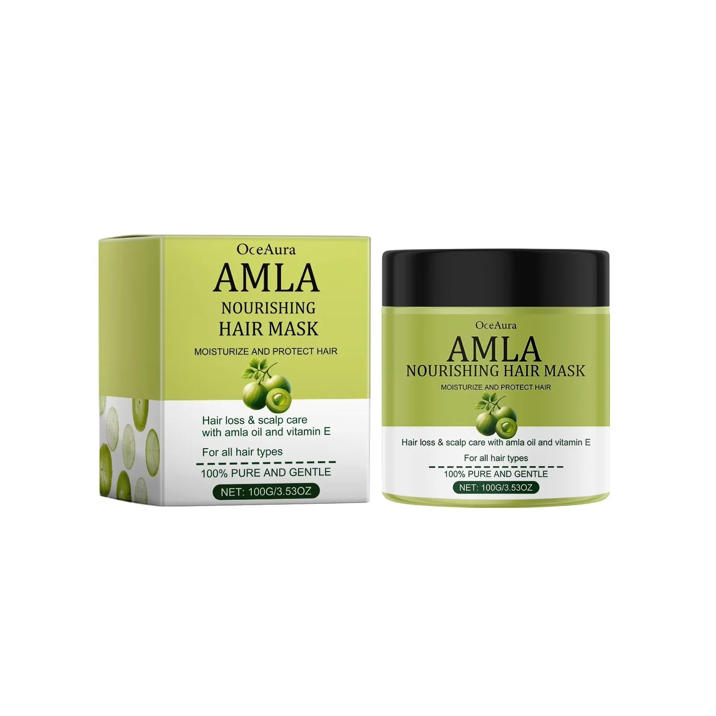 Original Amla Oil Hair Growth Moisturizing Smoothing Repair Damaged Dry Frizzy Ends Split Scalp Treatment Hair Mask Conditioner