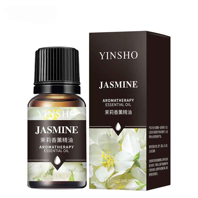 17 Flavors 10ml Essential Oils For Aroma Diffuser AirHumidifier Home Water-soluble Lavender Rose Eucalyptus White Peach Oolong