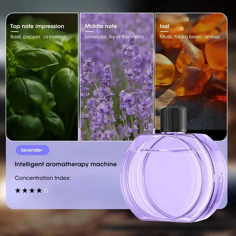 40ml Wall Mounted Essential Oils Diffuser Aroma Diffuser 5 Modes Air Freshener With Night Light Toilet Home Room Fragrance Gift