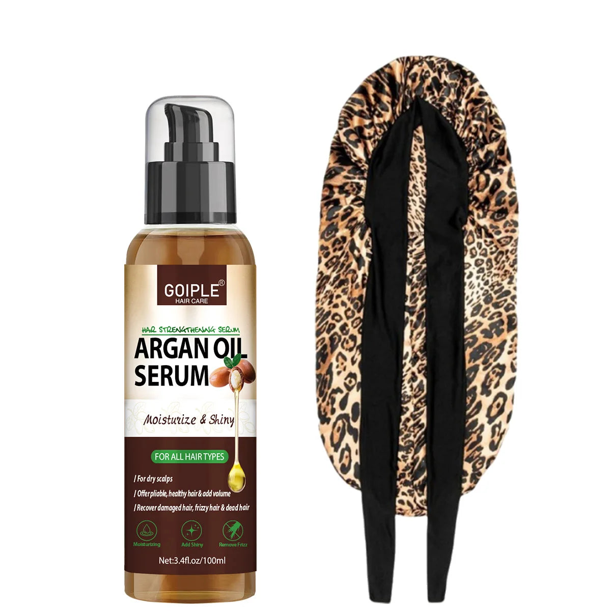 100ml Argan Oil Hair Serum & Frizz Repair Conditioner