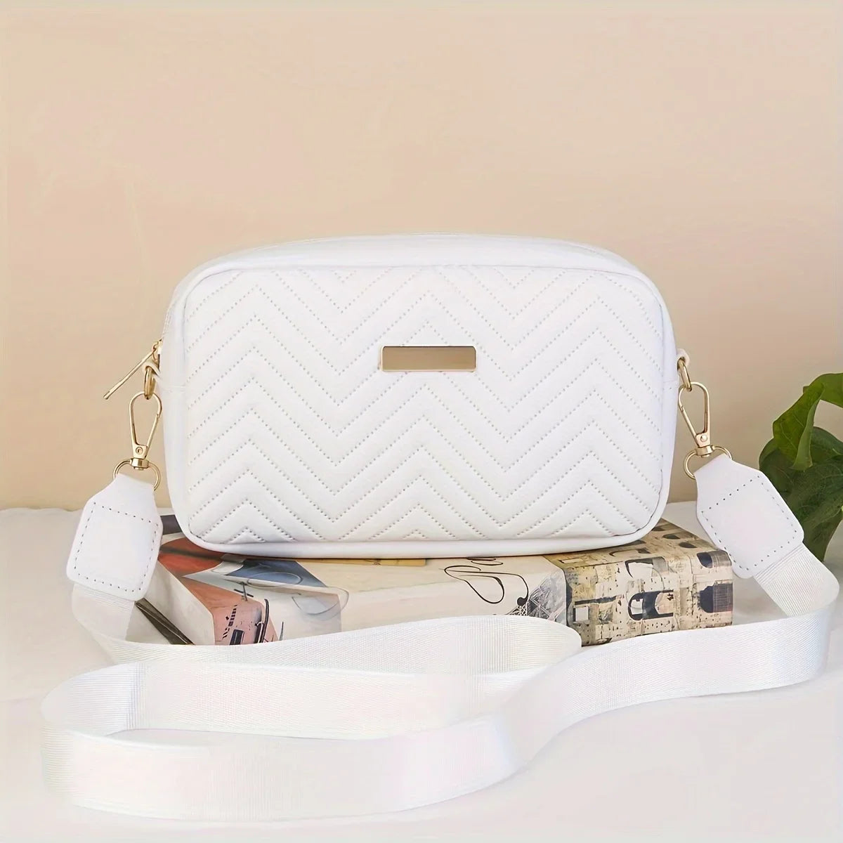 Women's Minimalist Quilted Mini Crossbody Phone Bag & Wallet