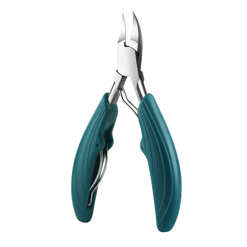 Profissional Toe Nail Clippers, cortador, ferramenta unha encravada, unhas grossas, pele morta,super afiada