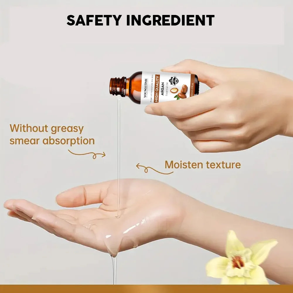Argan Oil Soft Moisturize Body Skin Adds Shine Enhances natural luster for healthy-looking hair Repairs Damage Strengthens Hair