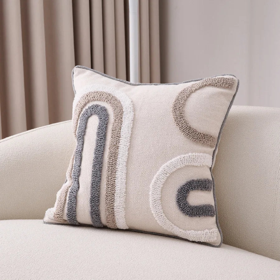 Cotton Linen Bohemian Pillowcases Sofa Living Room Home And Decoration Pillow Cover Bedside Backrest Tassel Cushion Cover