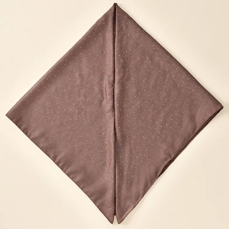 Ramadan Shiny Dot Viscose Hijab Scarf Women Rhinestone Muslim Headscarf Wrap Shawls Femme Musulman Headband Islamic Turban Mujer