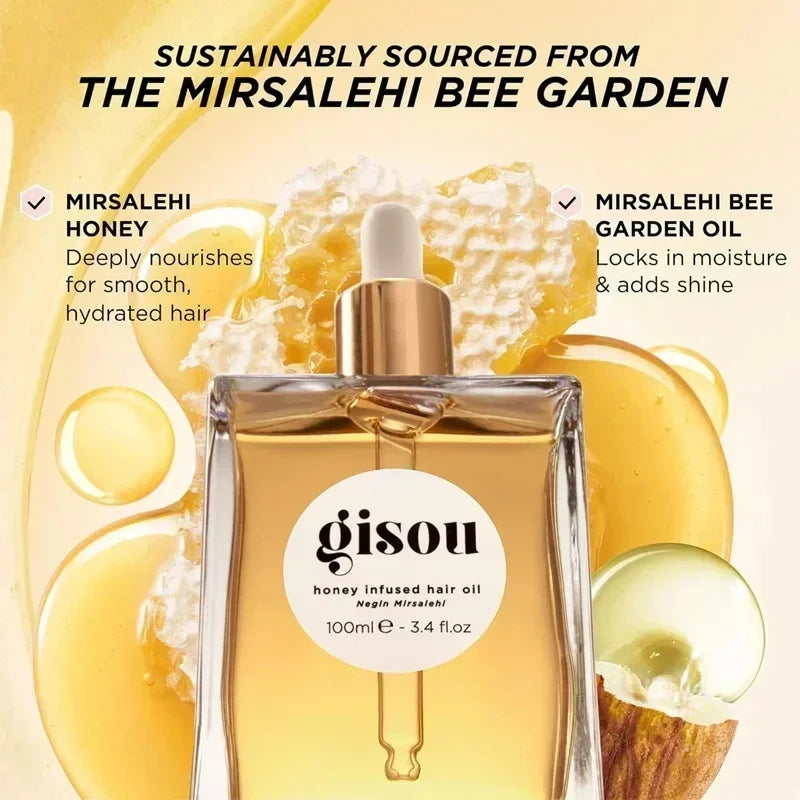 Honey Infused Hair Care Oil Improve Dry Restless Hair Care Flexibility Long Lasting Fragrance Retention Hair Conditioner 20ml