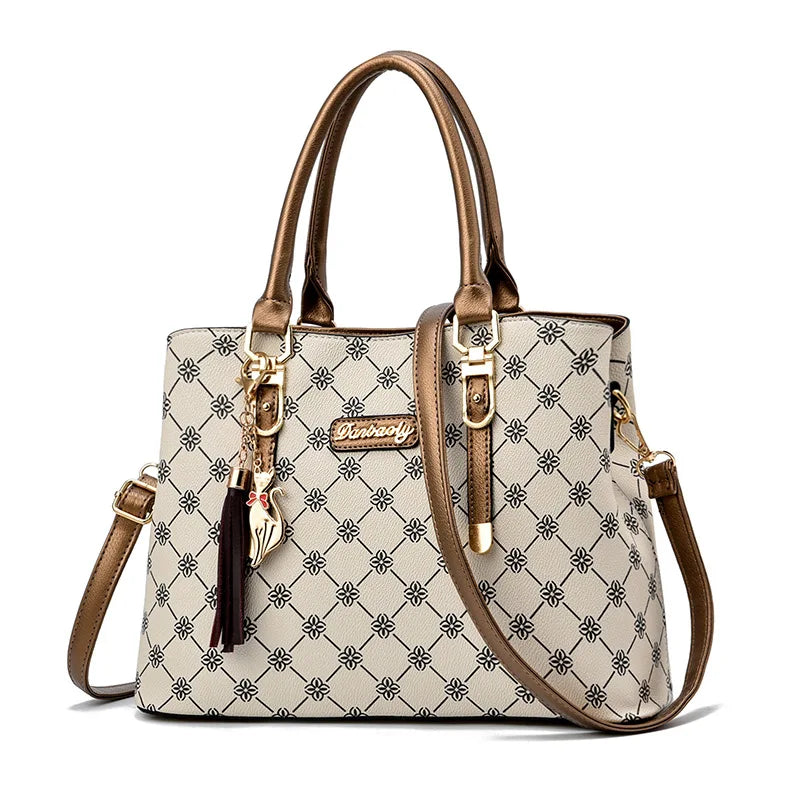 2025 Fashion New Women's Handbag High Quality Large Capacity Crossbody Bag Classic Retro Shoulder Bag Commuter Tote Bag Women