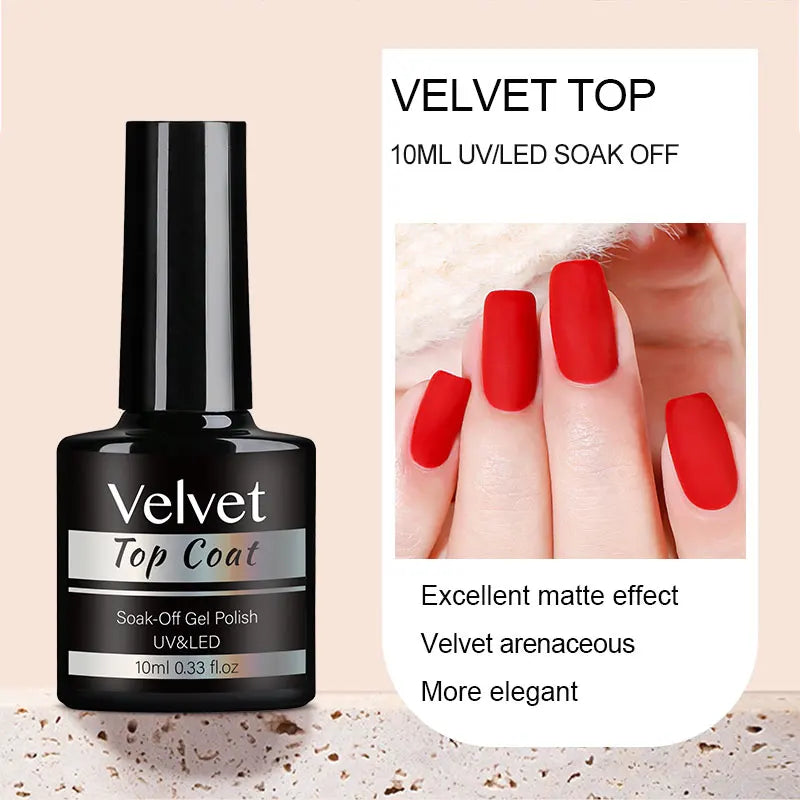 10ML Matte Top Coat Gel Polish Matte Function Gel Semi-Permanent Sealer Varnish Soak Off UV LED Nail Art Functional Gel