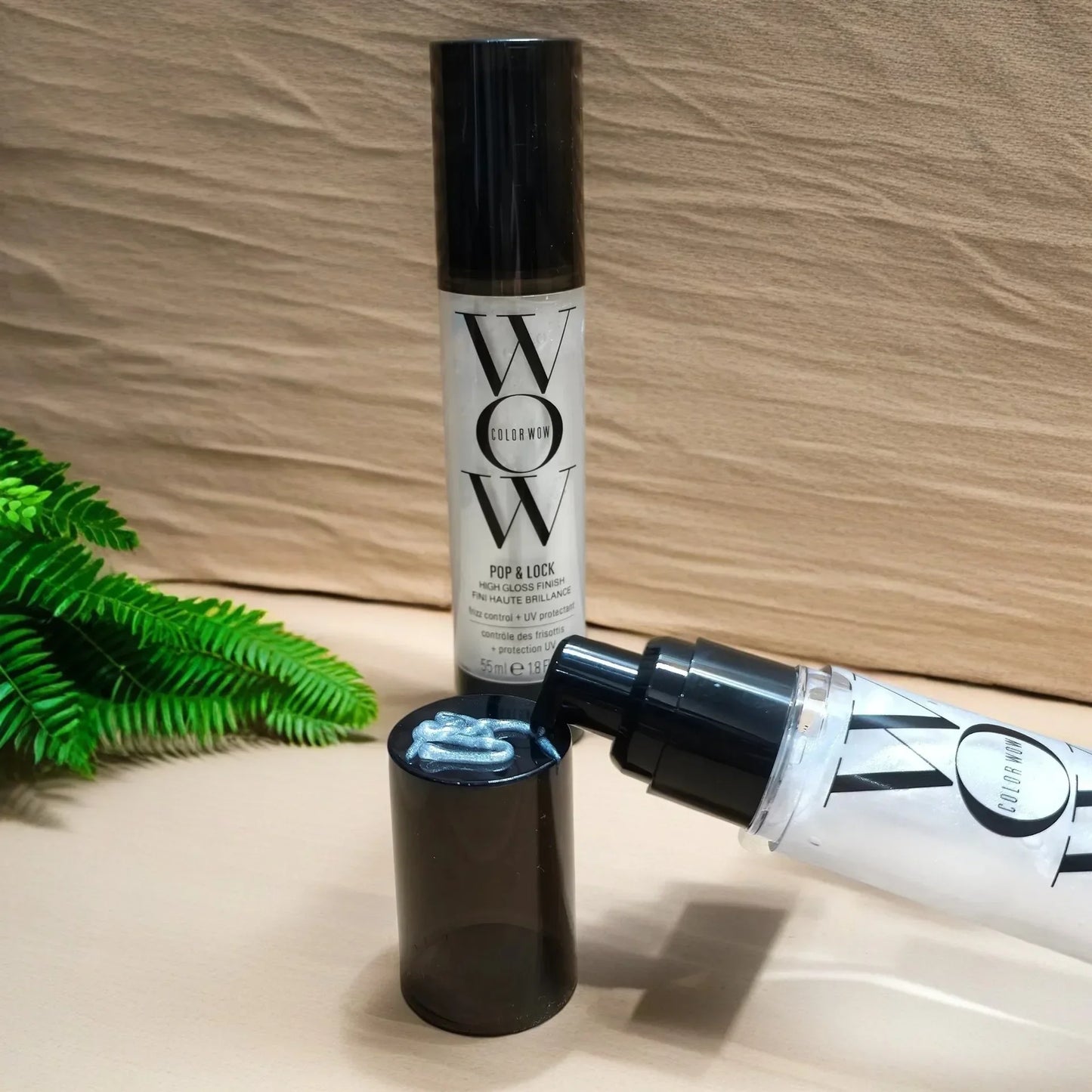 Pop Lock Anti Frizz Hair Care Gloss Essence Cream Styling Natural Soft Lotion for Smooth Shine