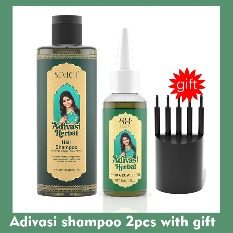 250ml Original India Adivasi shampoo Herbal Hair Care For Fast Hair Growth Anti Hair Loss Stabilize Hair Roots Nourish Shampoo