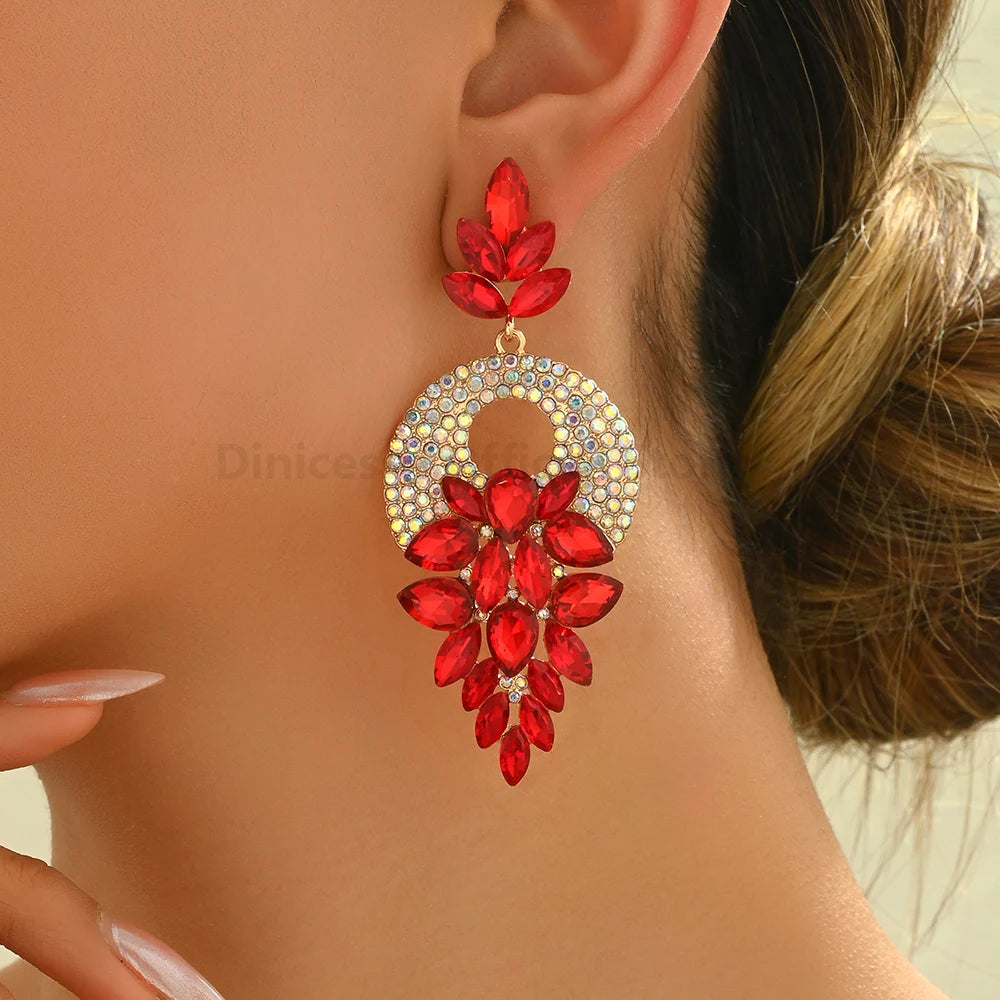 Elegant And Atmospheric Pendant Earrings With Unique And Niche Splicing Design Are Jewelry Accessories For Women's Parties