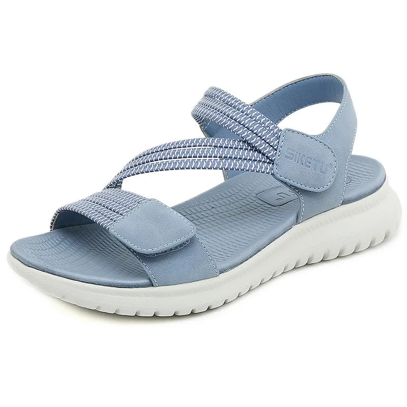 Women New Fashion Elegant Sandals 2025 Summer New Outdoor Sports Beach Wedge Height Increase Womens Comfortable Opened Toe Shoes