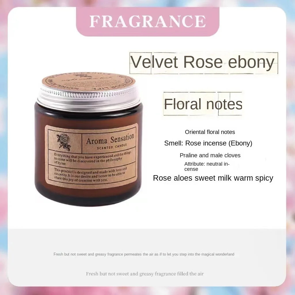 Aromatherapy essential oil candle smokeless soybean candle cup household fragrance ornament souvenir