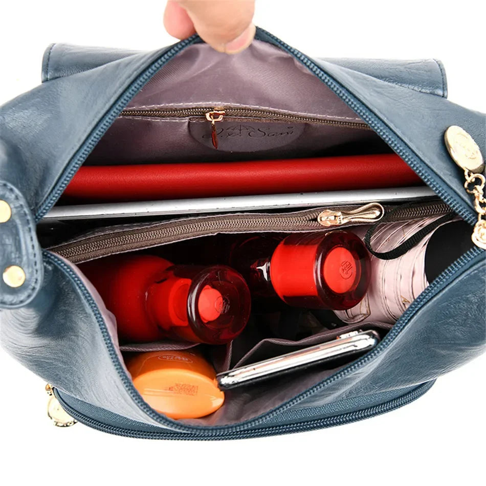 Ladies Luxury Brand Handbags Sac A Main Crossbody Bags for Women 2025 Leather Shoulder Bags Female Messenger Bag Soft Flap Bag